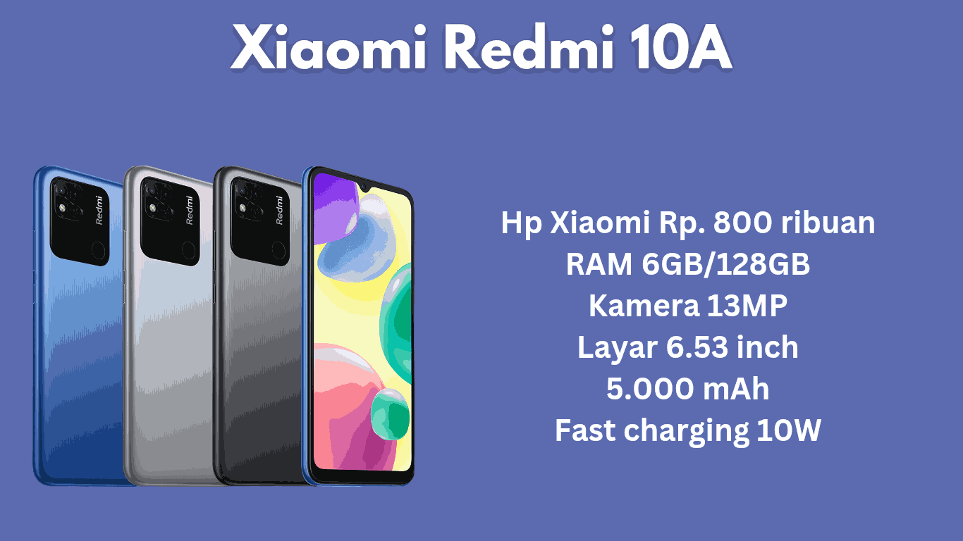 Spesifikasi Xiaomi Redmi 10A