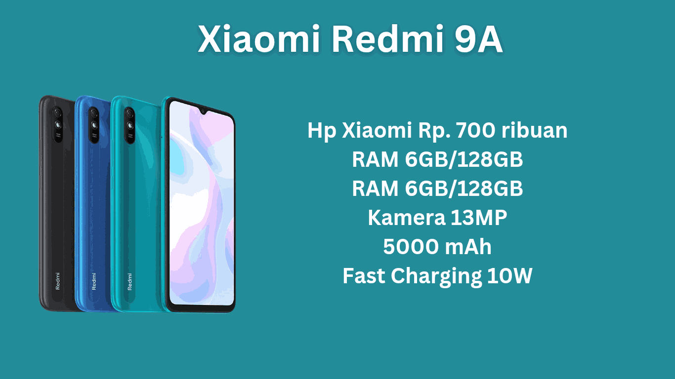 Spesifikasi Xiaomi Redmi 9A
