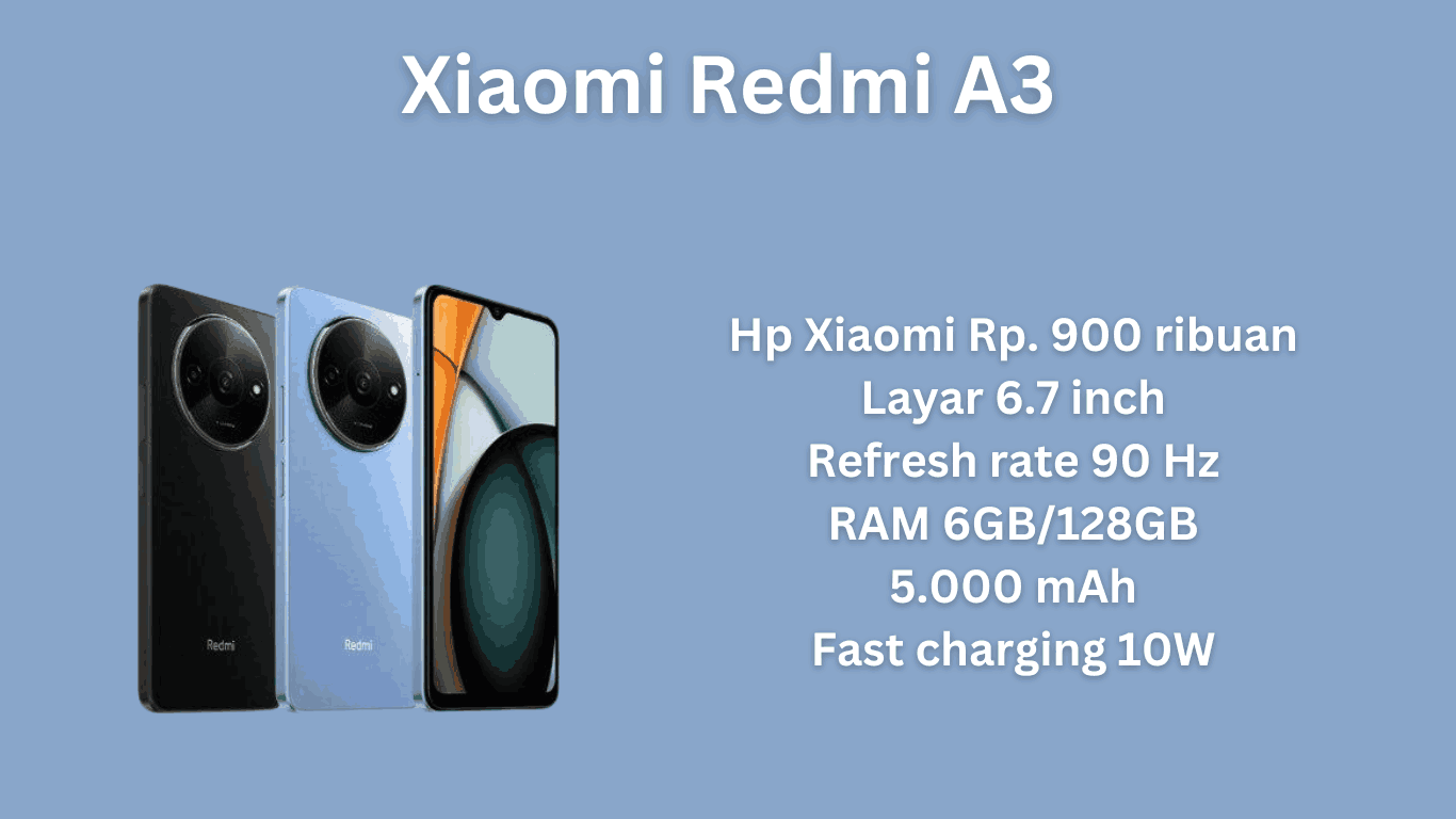 Spesifikasi Xiaomi Redmi A3
