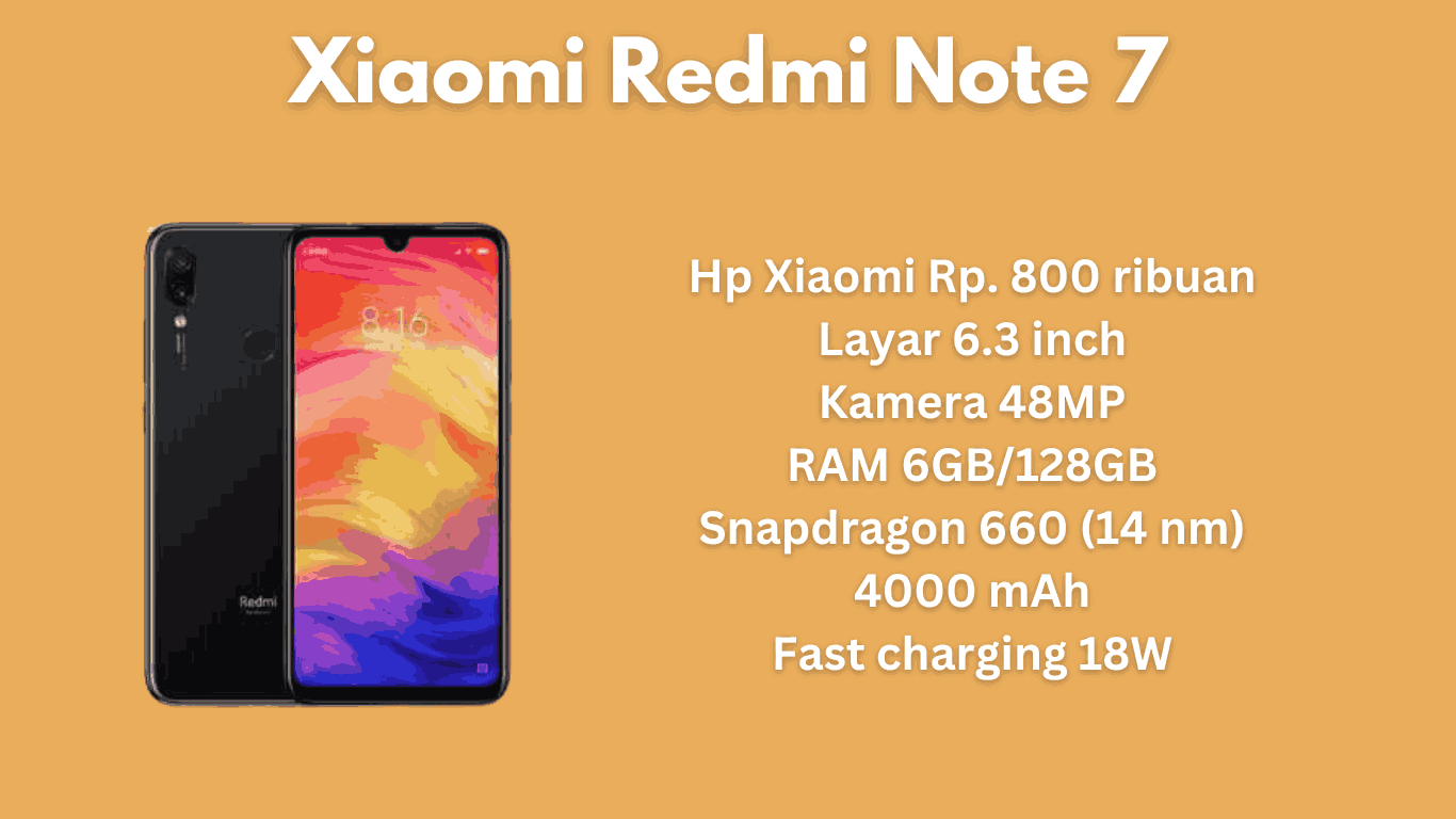 Spesifikasi Xiaomi Redmi Note 7